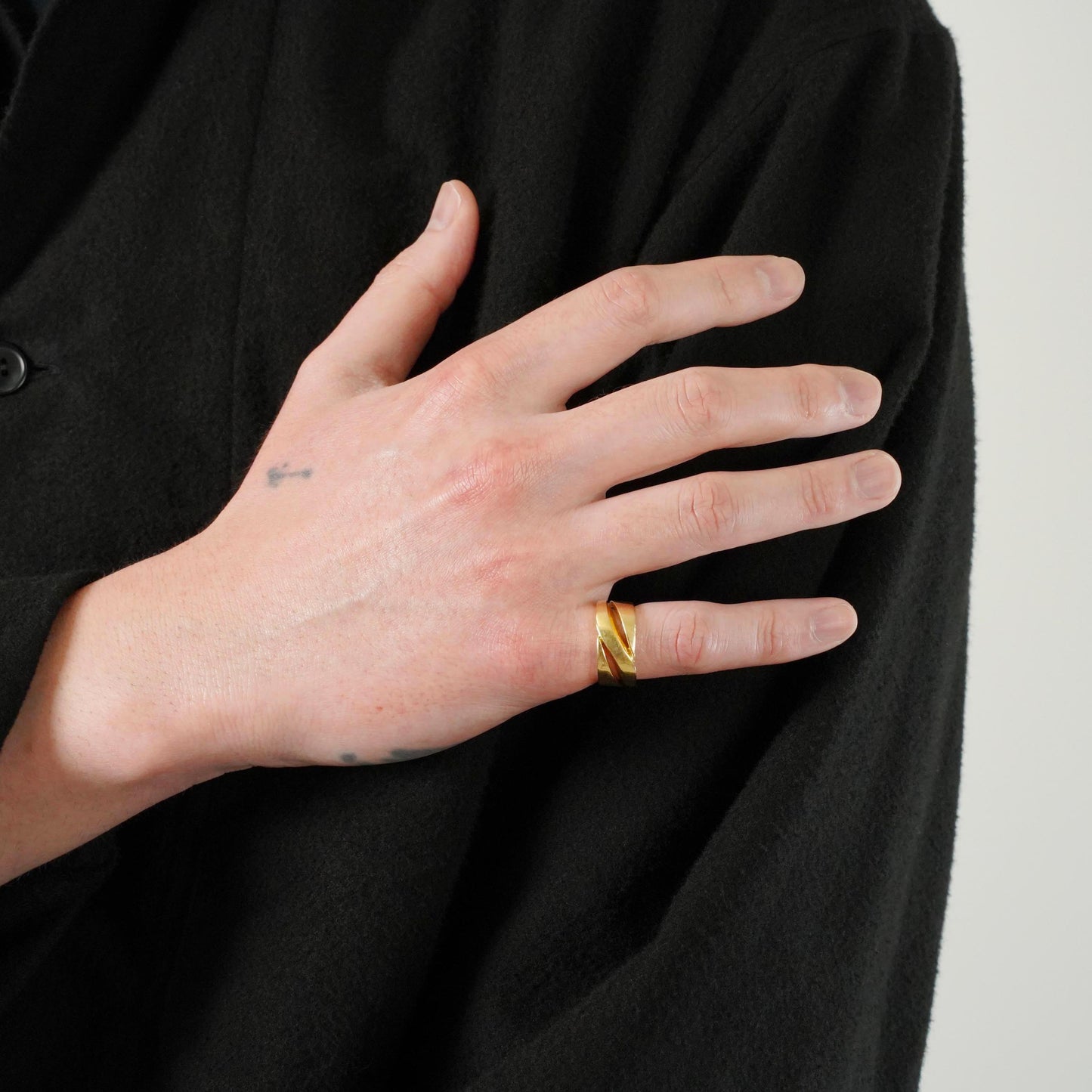 HERMES ヴィンテージリング YG 52号