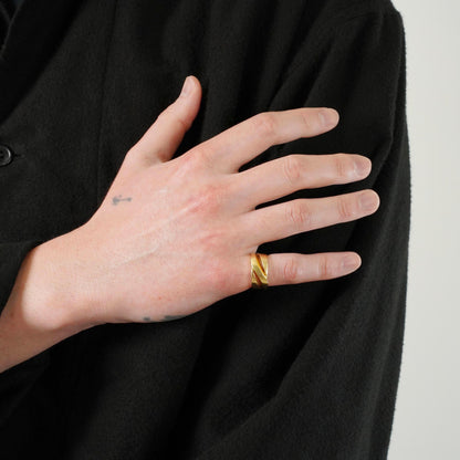 HERMES ヴィンテージリング YG 52号