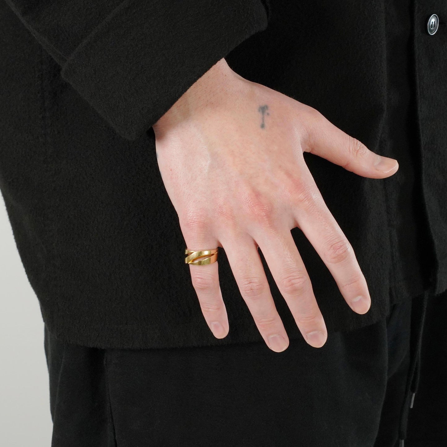 HERMES ヴィンテージリング YG 52号