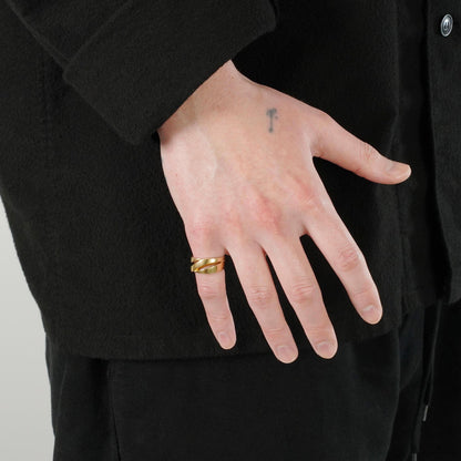 HERMES ヴィンテージリング YG 52号