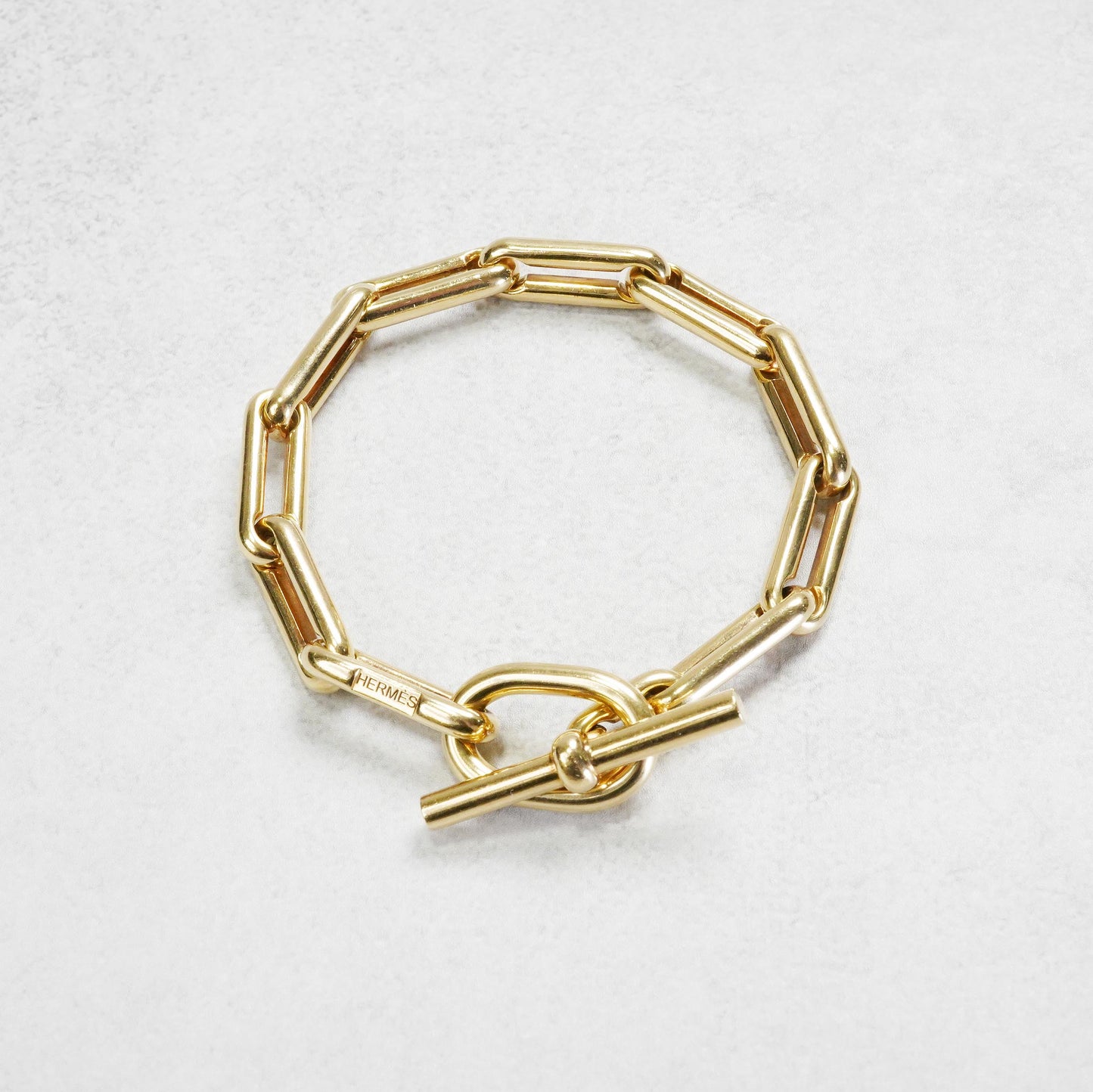 HERMES サランボ YG ブレスレット
