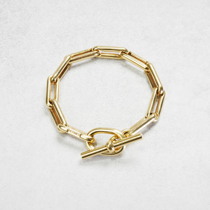 HERMES サランボ YG ブレスレット