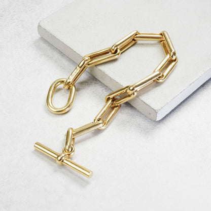 HERMES サランボ YG ブレスレット