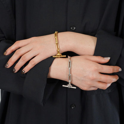 HERMES サランボ YG ブレスレット