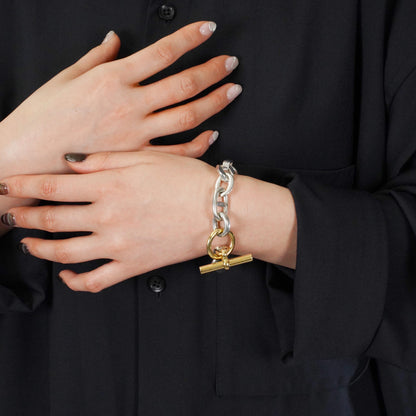 HERMES アレア PM15 YGコンビブレスレット