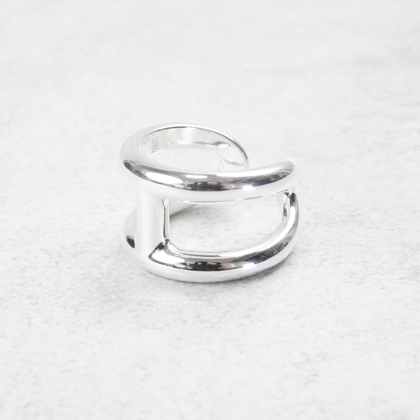 HERMES オスモズ GM リング 63号