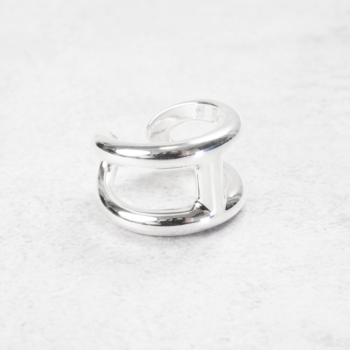 HERMES オスモズ GM リング 63号