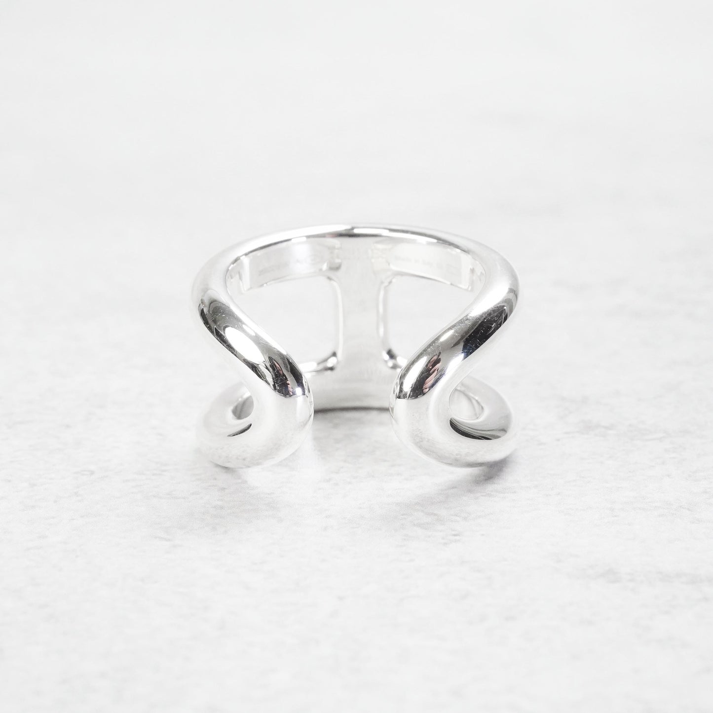 HERMES オスモズ GM リング 63号